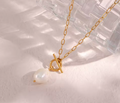 Freshwater Pearl Toggle Necklace